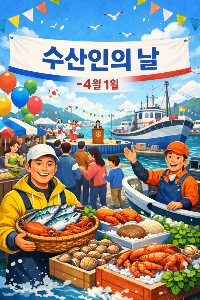 수산인의 날 축제와 항구의 모습