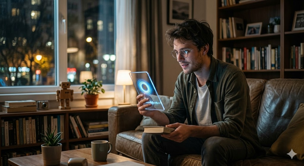 2026년 인공지능과 교감하는 인간의 모습